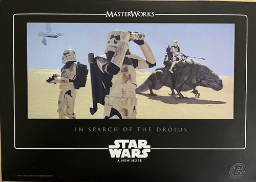 STAR WARS - In Search of the Droids - 21x29,7cm - AFFICHE