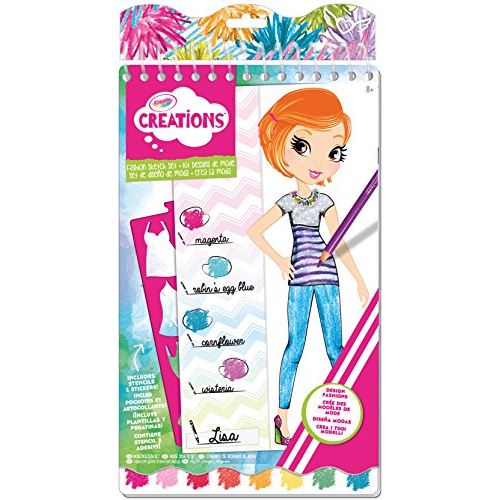 Ensemble de croquis de mode Crayola Creations