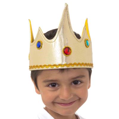 Deguisement pour enfant - Couronne de Roi dorée(3-8 ans)