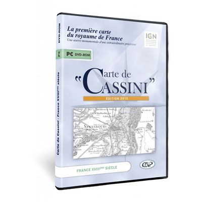 Logiciel Cdip Carte de cassini, logiciel de cartographie - en coffret