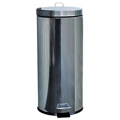 poubelle 30l metal+seau pl.*inox*poui30