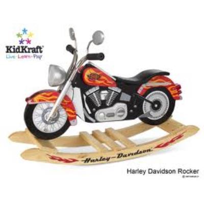 moto a bascule bois jouet