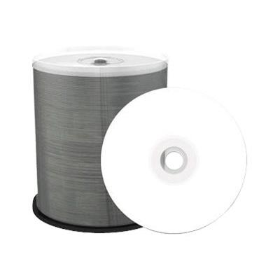 MediaRange Inkjet Fullsurface-Printable - DVD+R x 100 - 4.7 GB - opslagmedia
