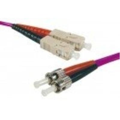 Cordon duplex om3 50 125 violet sc st - 20m