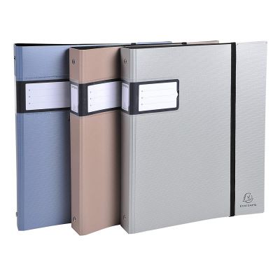 Campus 51662e A4 Maxi en métal PP Semi Rigide Coque classeur à anneaux – Multicolore (lot de 10)