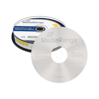 MediaRange - DVD+RW x 10 - 4.7 GB - opslagmedia