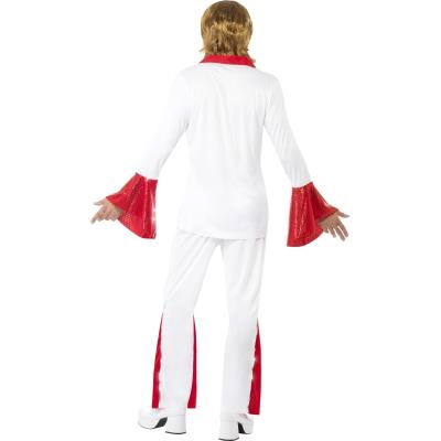 Costume Homme Disco Blanc : Vente de déguisements Disco et Costume