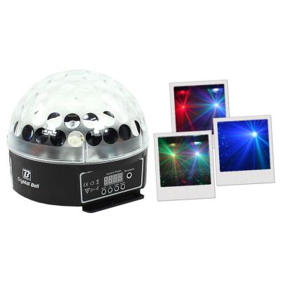 Boule tournante à LEDs Crystal Ball