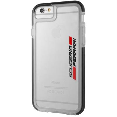 Coque Ferrari SCUDERIA pour iPhone 6S/6 Transparente contours Noir