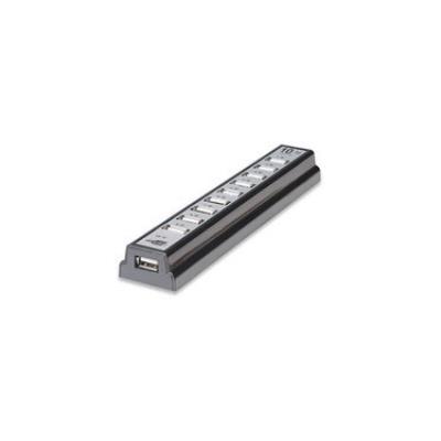 Manhattan hi-speed usb 2.0 desktop hub 10 ports st
