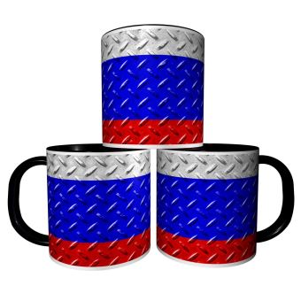 Mug Personnalisé - Tasse à Café Blanc - Drapeau Du Mexique Imprimé - 325 Ml - Céramique - Neuf !