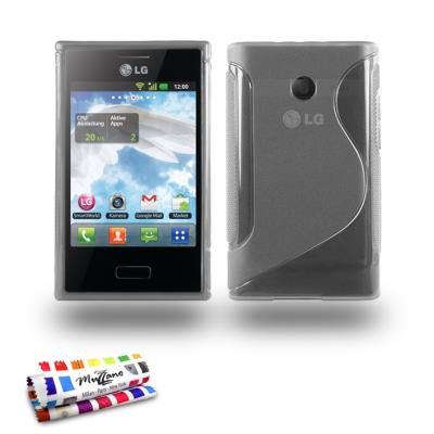 Coque Souple ORIGINALE Ultra Fine Transparent , Le S,  Premium de MUZZANO pour LG L3