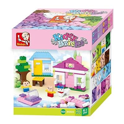 Jeu de construction SLUBAN Elements Kiddy Bricks Briques de construction Basic Filles 415 Pieces