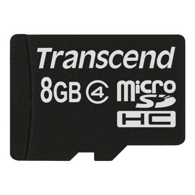 Transcend - flashgeheugenkaart - 8 GB - microSDHC