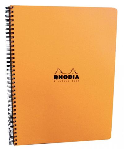 Book Classic Rhodia Orange, 22,5x29,7, 160 pages, Margé
