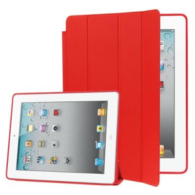Coque Housse Cuir PU Ipad 4 / 3 / 2 (Red)