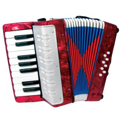 Scarlatti st104 accordéon pour enfant rouge