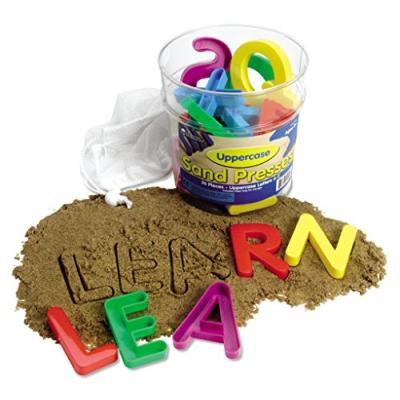 Learning resources moules à sable lettres majuscules de -