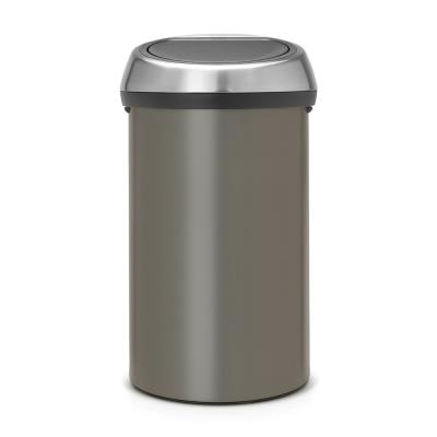 Brabantia - Poubelle Touch Bin 60 Litres Platinum/Couvercle Matt Steel Fpp