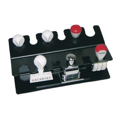 Wedo 06401201 porte-tampons 12 tampons classement double noir
