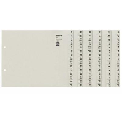 Esselte-leitz 13240085 série de registres a-z a4 en papier pour 24 classeurs (gris)
