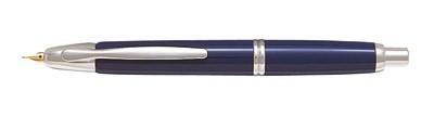 Stylo plume Pilot Capless attributs rhodium bleu plume fine