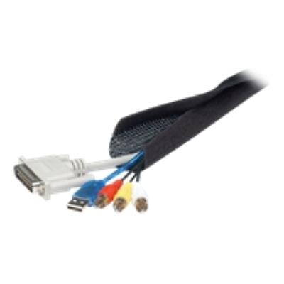 Manhattan Cable Flexwrap - Recouvrement Pour Câble - Noir - 1.8 M