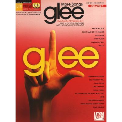 Pro Vocal For Women And Men Singers Volume 09 More Songs From Glee + Cd