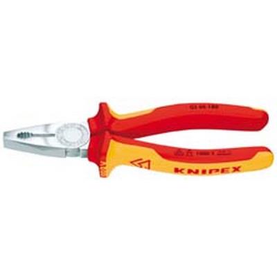 Generique Pince Universelle Vde En Acier Spécial Pour Outils, Tête Chromée, Poignées À Gaine En Plastique, Long. : 200 Mm, Capacité De Coupe Du Ø Du Fil Dur - Image 5