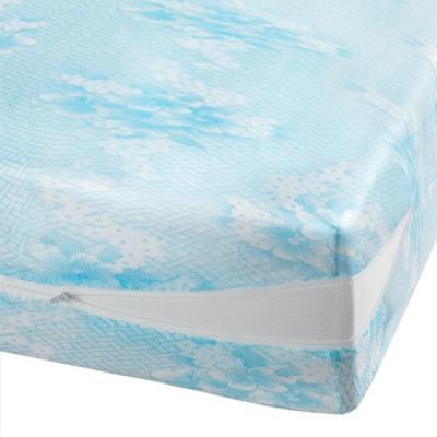 Douceur d'intérieur 1640748 rénove matelas polyester maille extensible bleu 190 x 140 x 190 cm