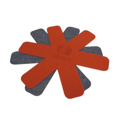 Feutrines de protection x 2 pour ustensiles Brique