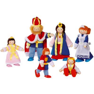 Maison de poupées : famille royale pour château rose goki goki