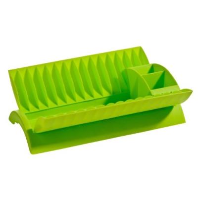 PREMIER HOUSEWARES 0805143 ÉGOUTTOIR À VAISSELLE/COUVERTS AMOVIBLE PLASTIQUE VERT LIME
