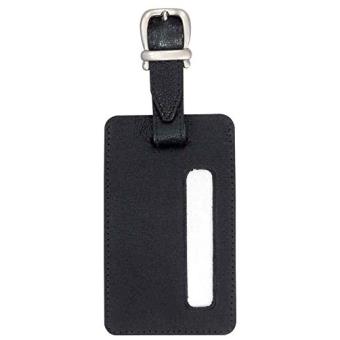 Porte étiquette cuir publicitaire - Accessoire voyage logoté