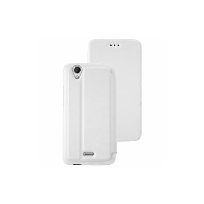 Étui flip case pour wiko birdy blanc mocca design erwibir1 blanc