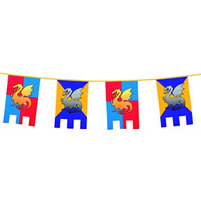 Guirlande Fanions Dragon- 6m - Déguisements et fêtes