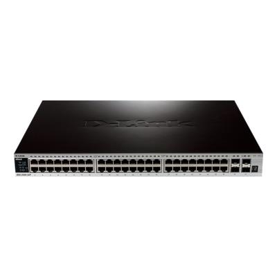 D-Link xStack DGS-3420-52P - switch - 48 poorten - Beheerd - desktop, rack-uitvoering