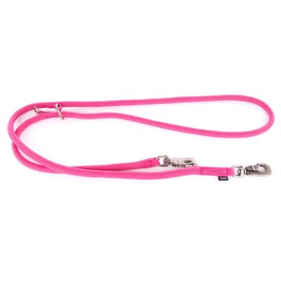 Martin Sellier - Laisse de Dressage Multiposition en Nylon - Rose