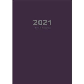 Carnet de rendez-vous 2021 : Agenda professionnel pour 2021 de 237