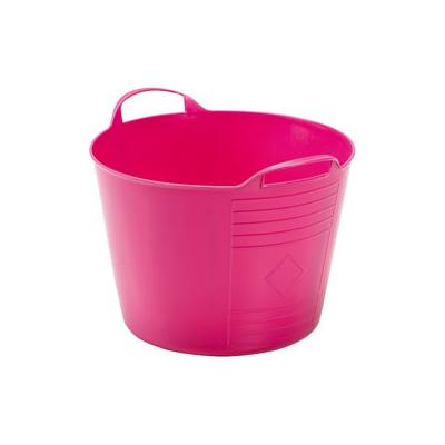 Ipae progarden panier empilable midi 27l rose