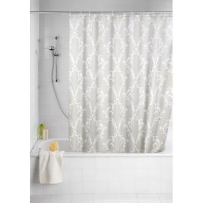Wenko 20048100 rideau de douche en textile baroque anti moisissure 180x200 cm