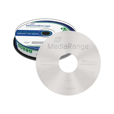 MediaRange - DVD-RW x 10 - 4.7 GB - opslagmedia