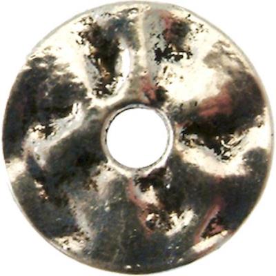 Anneau donut métal - 23 mm - Argenté - MegaCrea