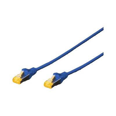 DIGITUS cordon de raccordement - 10 m - bleu