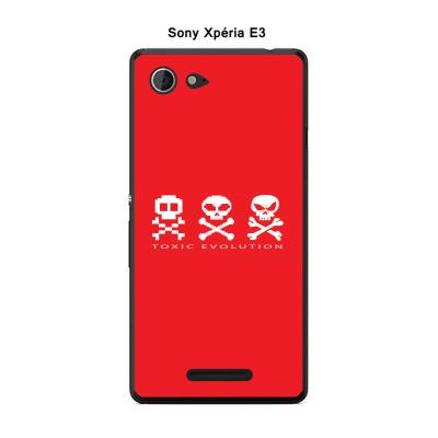 Coque Sony Xpéria E3 - Toxic evolution Red