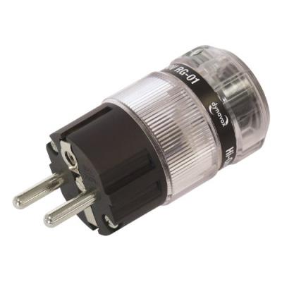 Dynavox Fiche Schuko Connecteurs rhodiés (Import Allemagne)