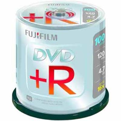 FUJIFILM - DVD+R x 100 - 4.7 GB - opslagmedia