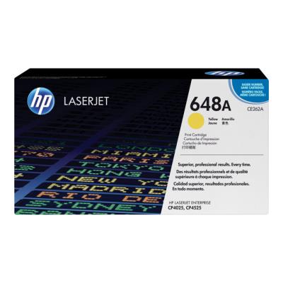 HP CE262AC - geel - origineel - LaserJet - tonercartridge ( CE262AC ) - Contract