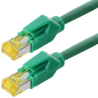 Draka patchcable s ftp pimf cat 6a iso iec verde 7,5m - pour 10 gigabit s, halogenfrei, avec draka uc900 cable et hirose tm31 pr