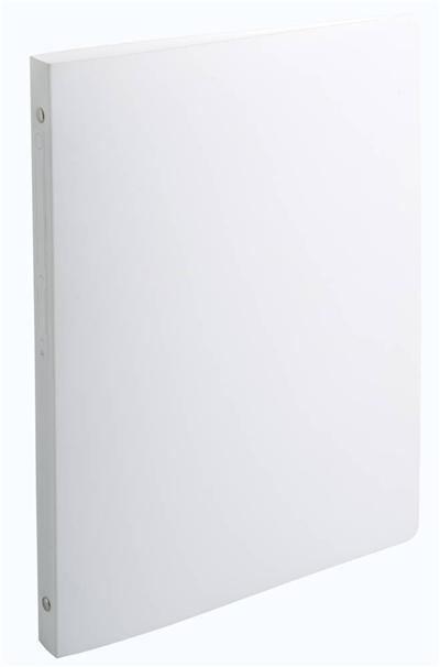 EXACOMPTA Lot de 20 Classeurs souple 4 anneaux dos 20 mm A4 blanc